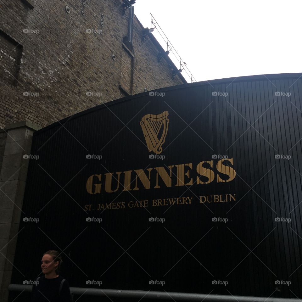 Saint James gate Brewery Dublin, the home to Guinness Beer. 