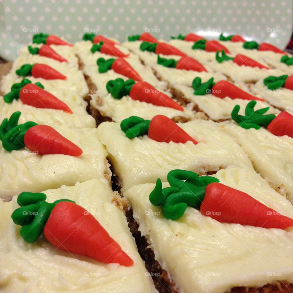 Carrotcake. A cake I made for my collegues at work. 