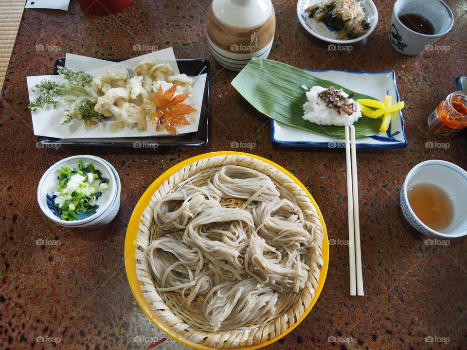 Traditional soba