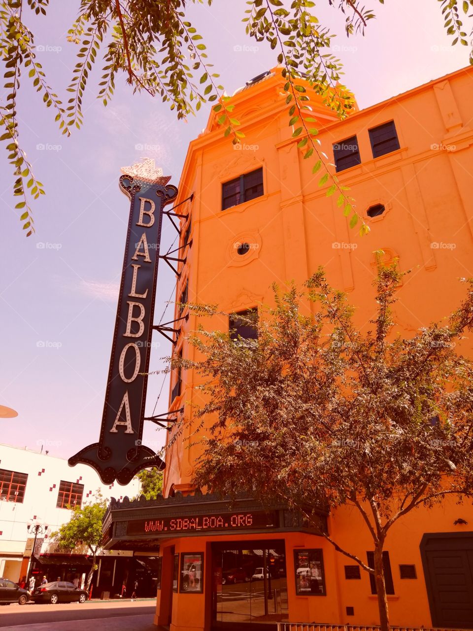 Balboa theater, part of San Diego's history, at the heart of the city.