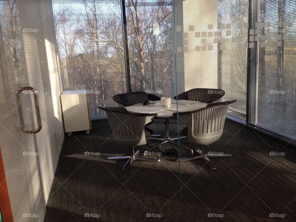 Hi-tech modern office building.