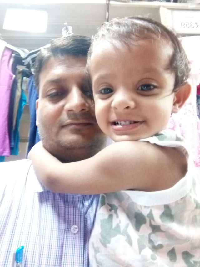 a little boy in happy moments