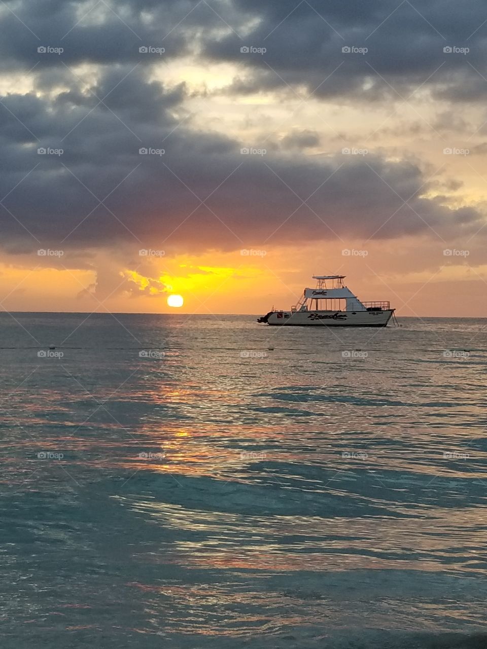 Boat and Sunset
