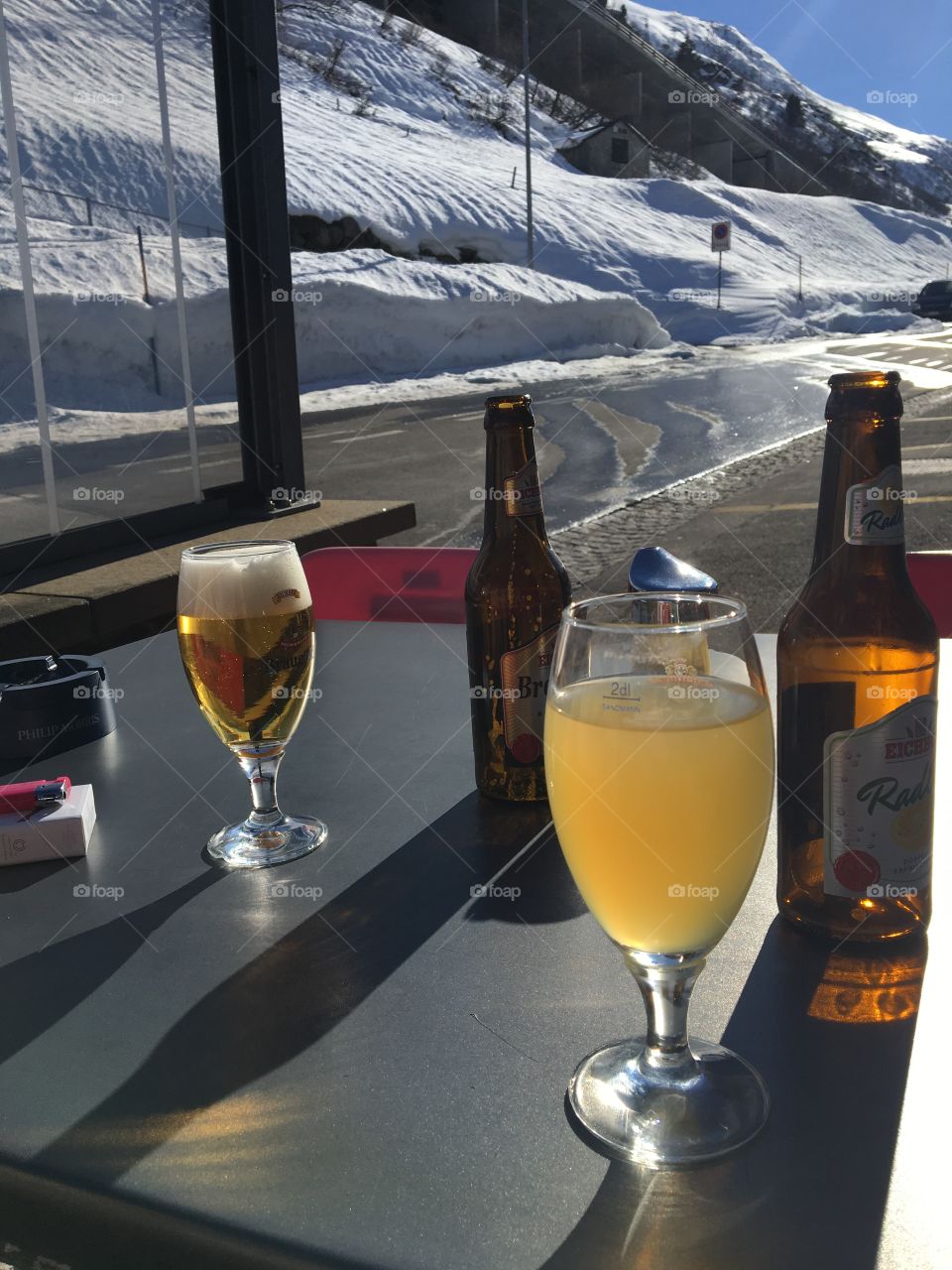 Beer in Hospental-Switzerland