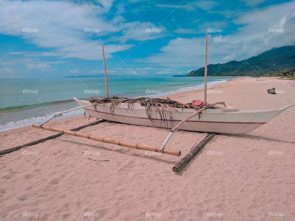 Famous beach in Aurora Province