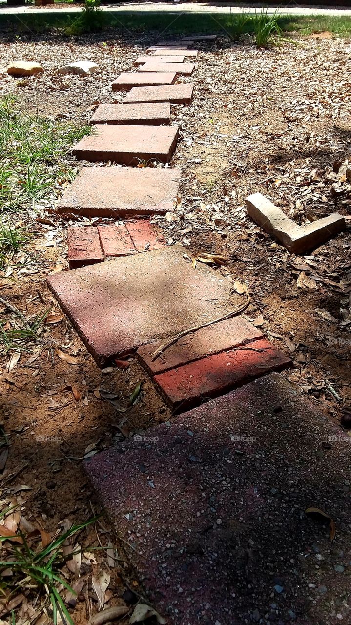 rectangles and squares sidewalk