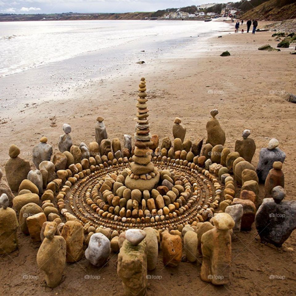 while roming at beach found this awesome Creativity