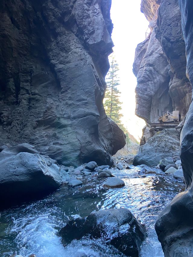 Ouray river canyon 