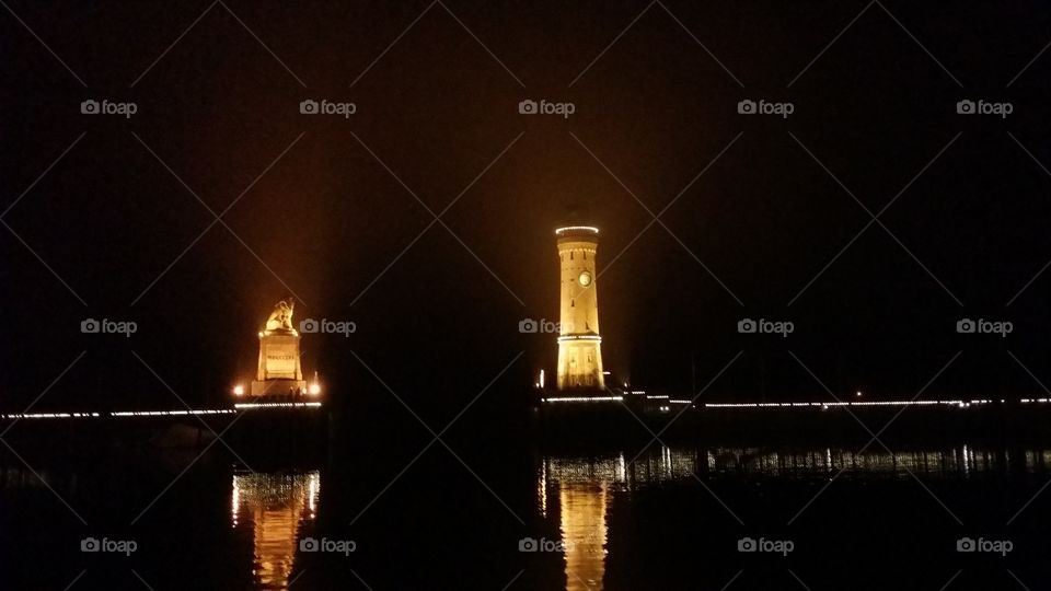 light house in lindau Germany