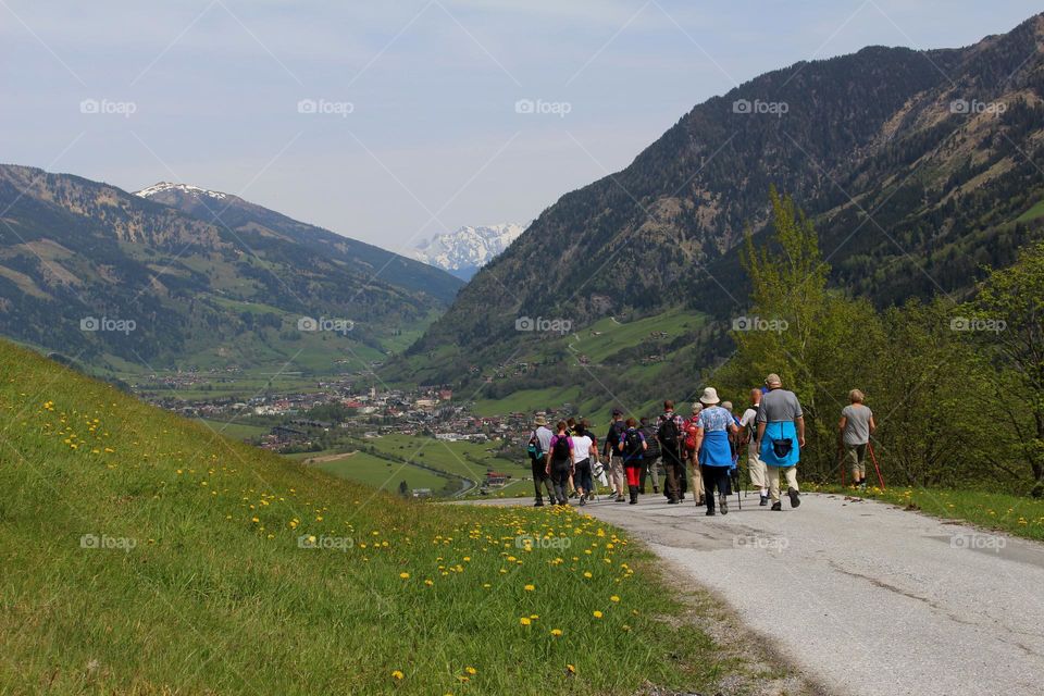 Hiking mountain Austria 