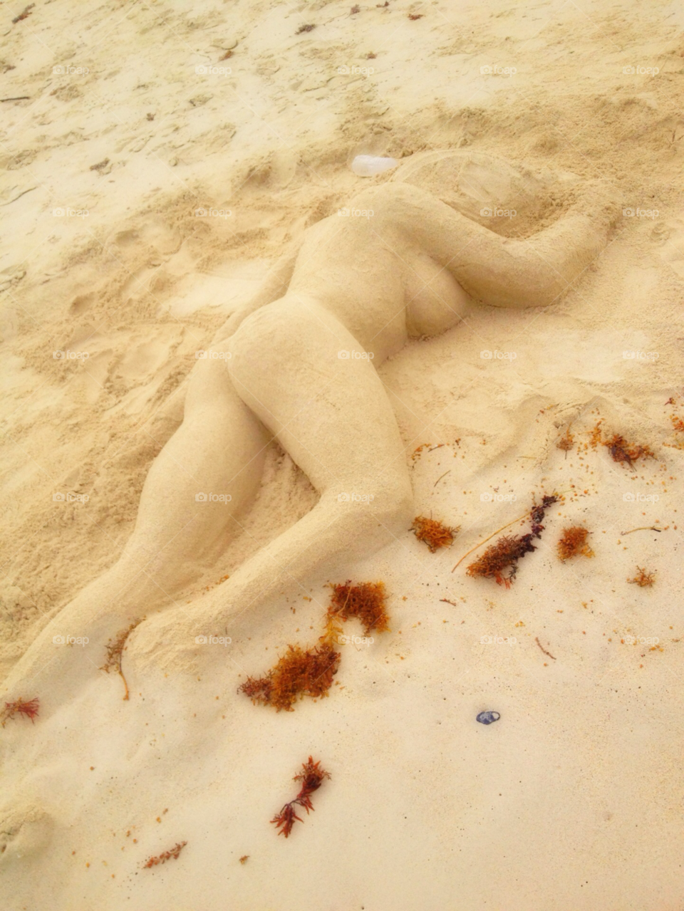 beach woman vacation sand by lilmrs_funsized