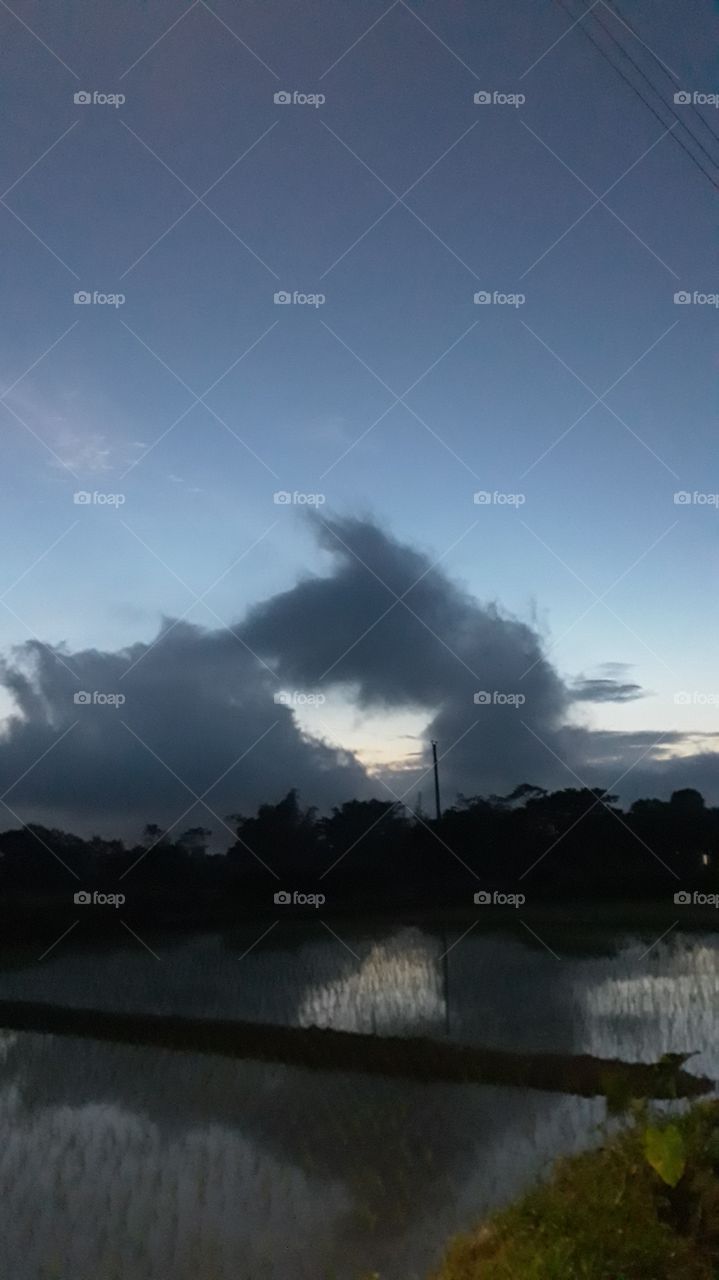 bentuk awan yang beragam