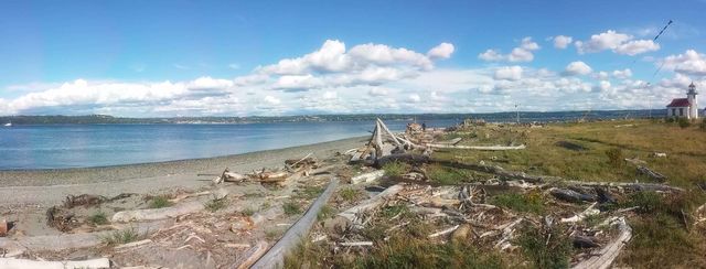 Panoramic view of a sea