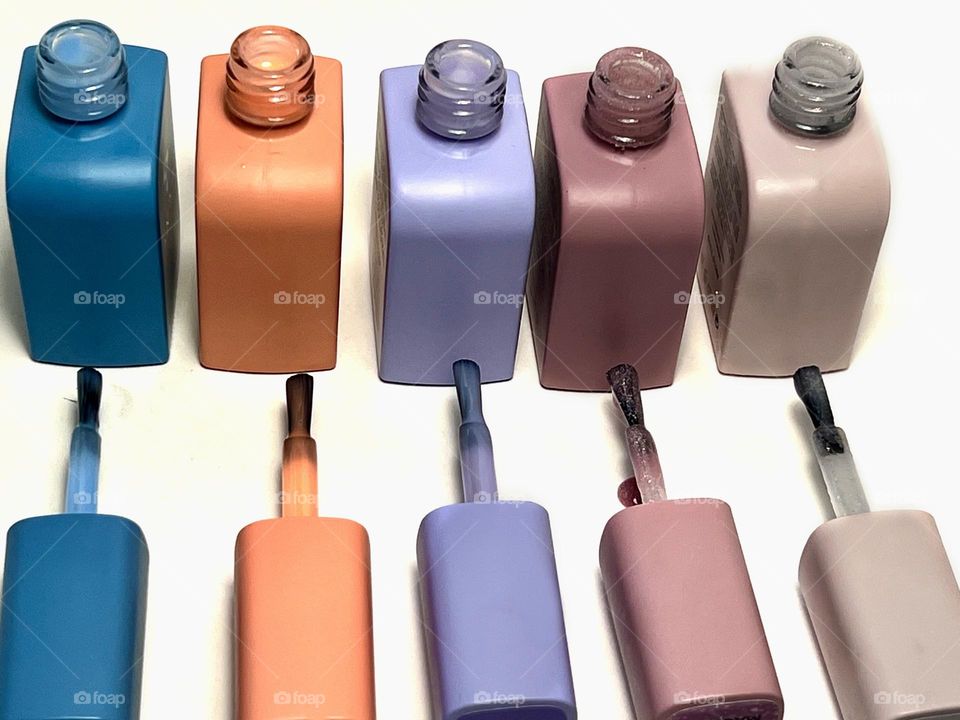 Nail polishes trendy colors