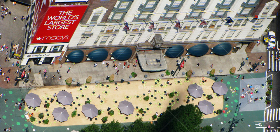 Macy's from above