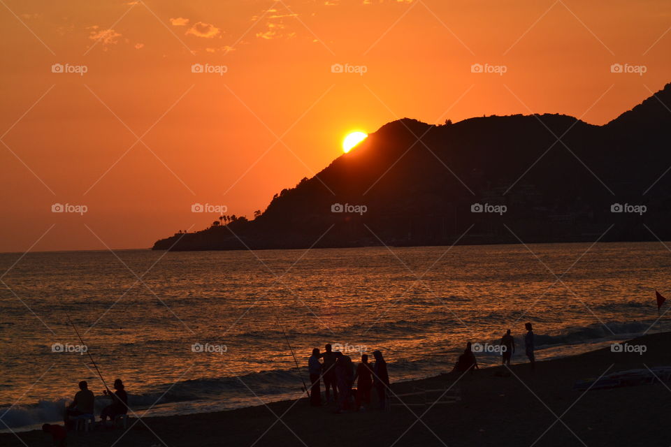 People on the beach