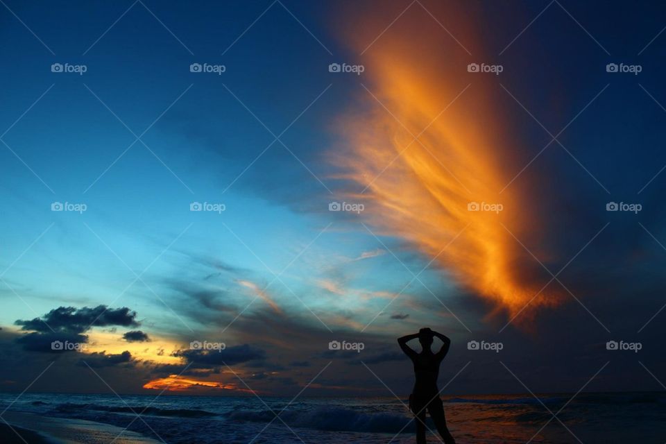 Cuban sunset