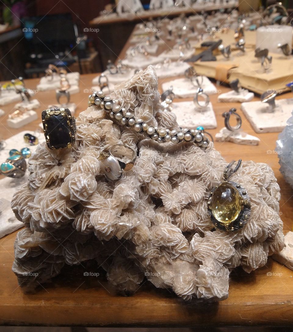 Jewelry Display at Shop