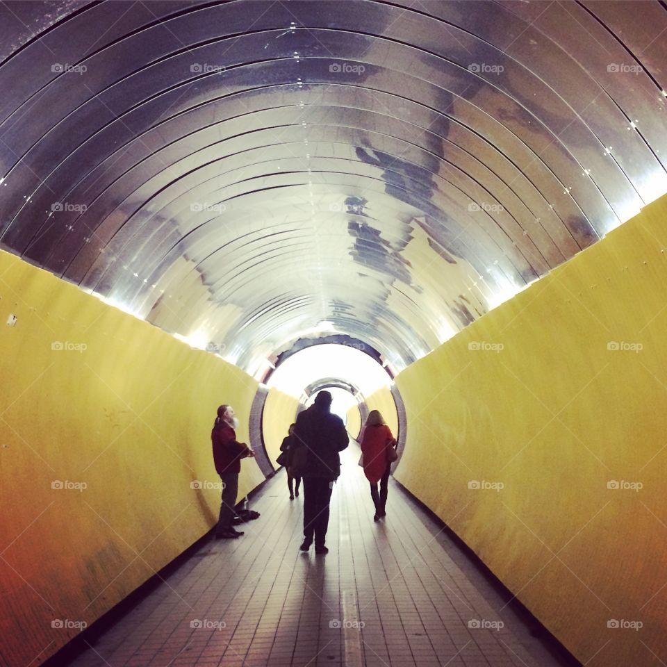 Yellow tunnel