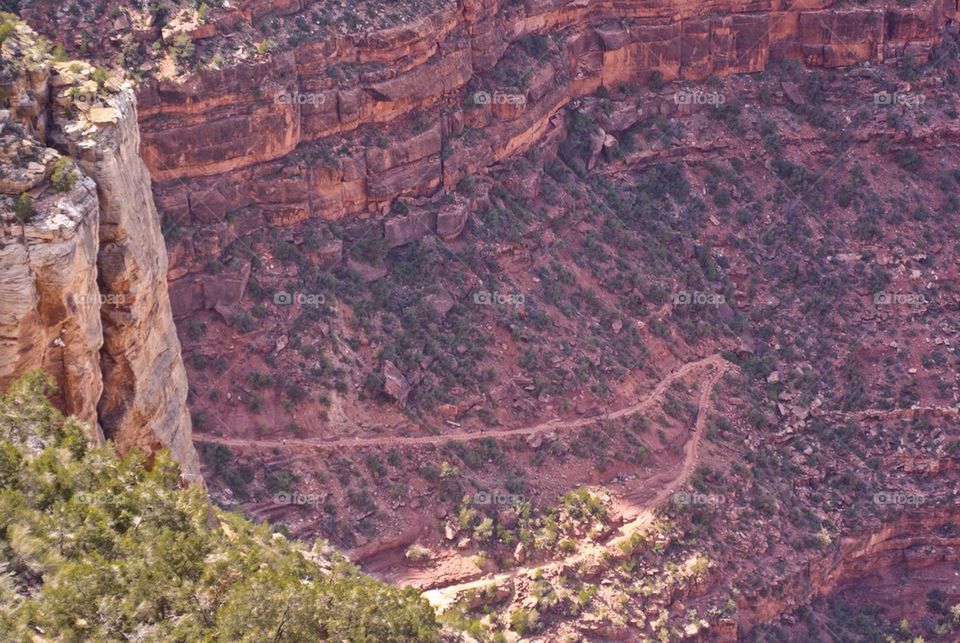 Grand Canyon south rim bright angel trail