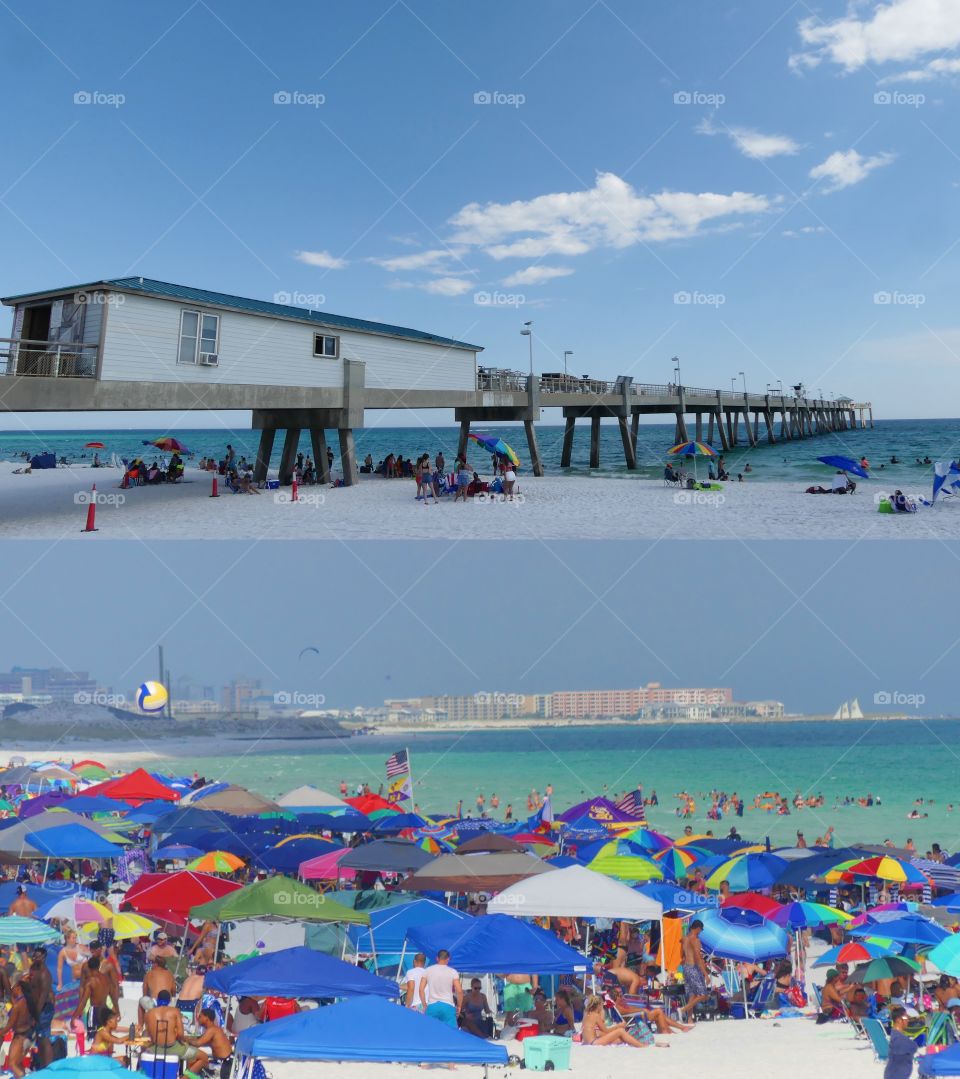 
Local Treasures - Located a few miles west of the Destin Bridge, the Okaloosa Island fishing pier provide a way for the shorebound fishing. Also best crystal sand beaches in Florida on the Gulf of Mexico  