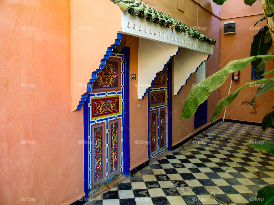 Patio. Morocco. Taroudant