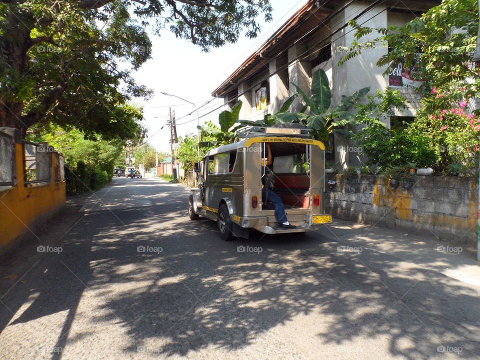 Jeepney on Road