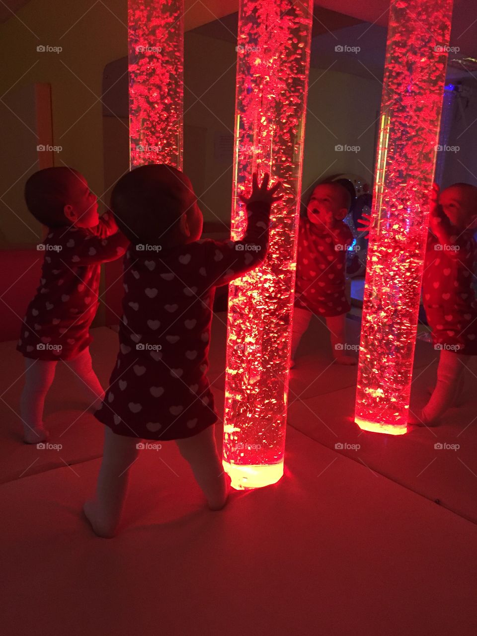 Playtime . My girl playing in sensory room... With three friends!!! 