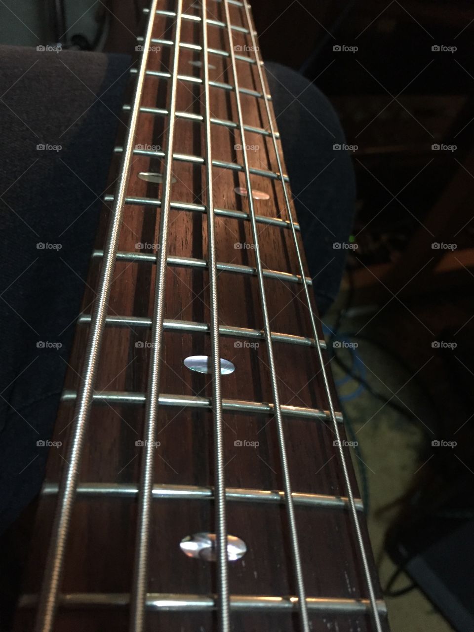 5-string bass guitar neck