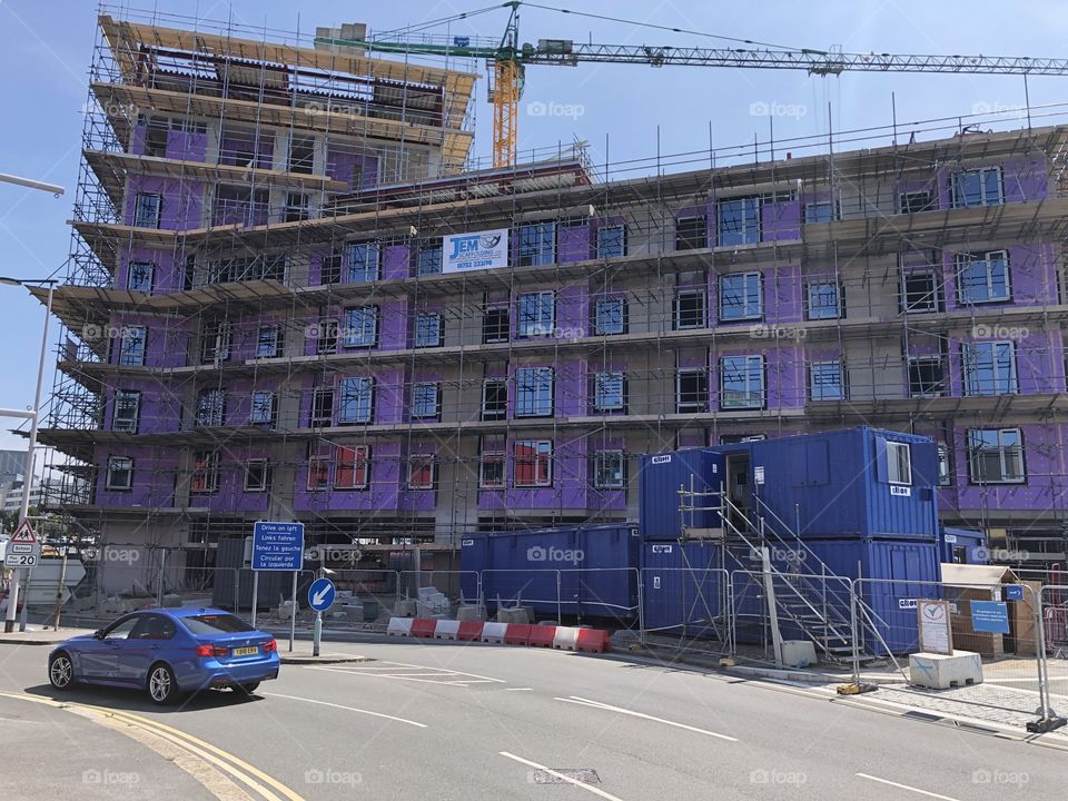 Dome rather impressive apartments being built here and also very colorful.