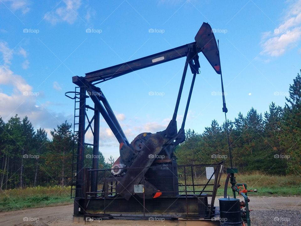 Oil well.