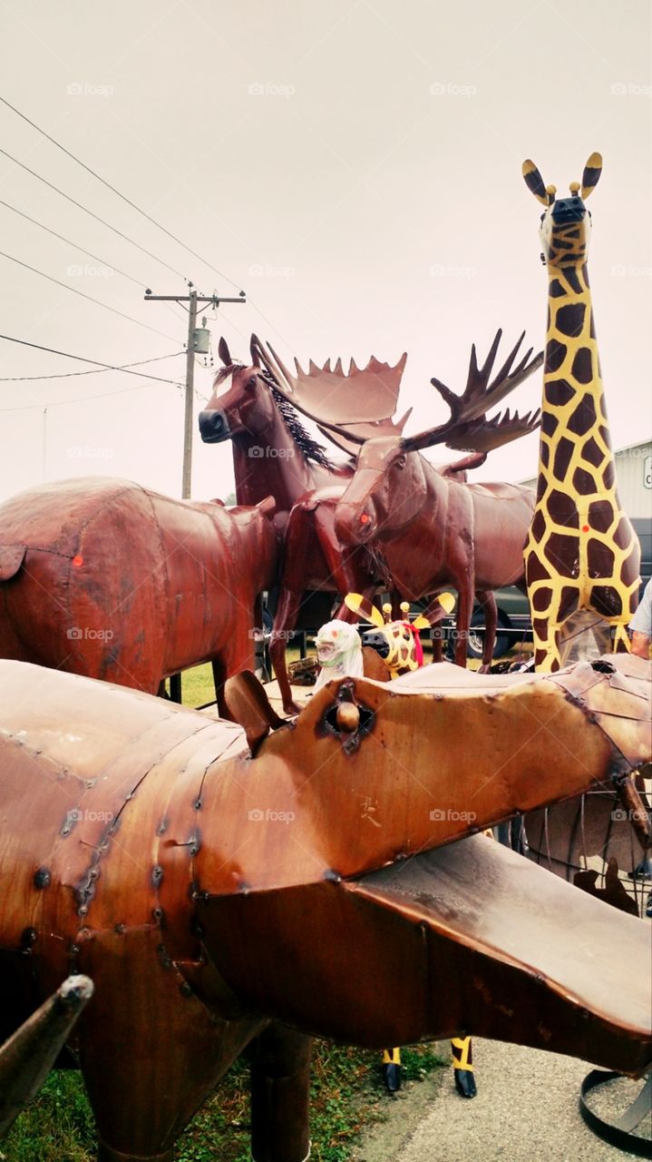 Flea market finds. sculptures