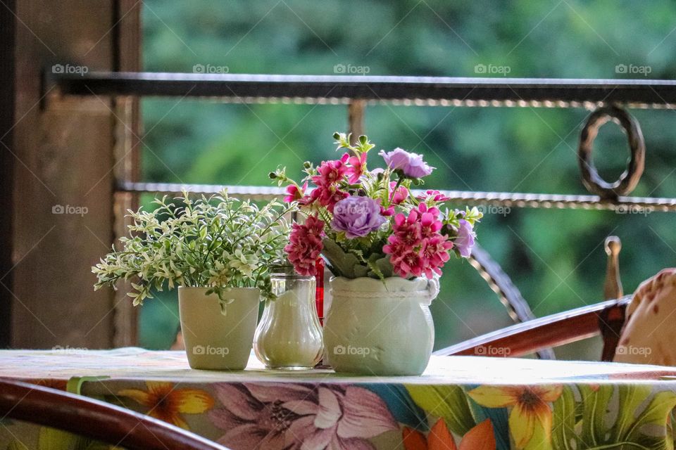 Floweres in vase