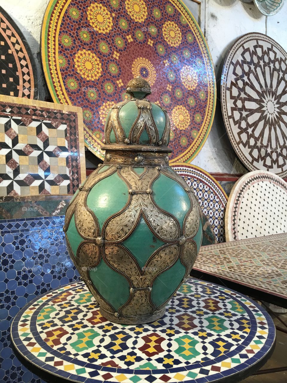 Moroccan pottery 