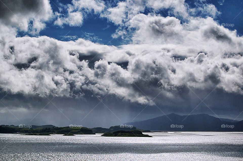 sky clouds water scotland by selecshine