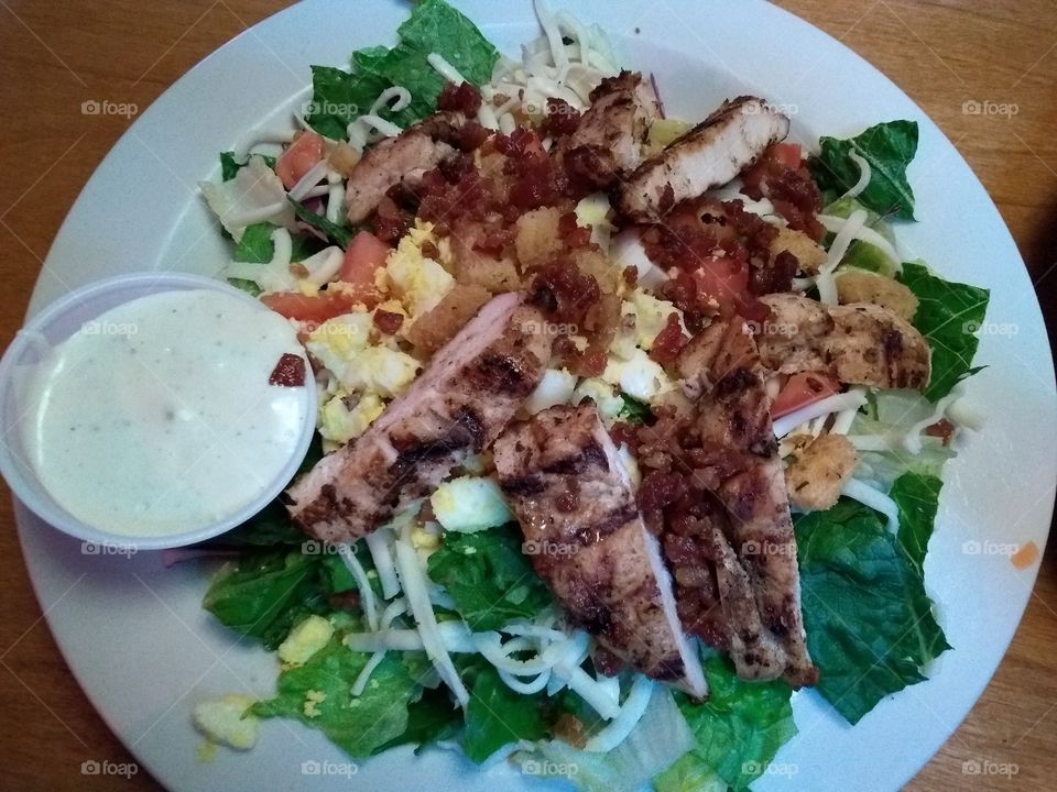 yummy salad at Texas Roadhouse
