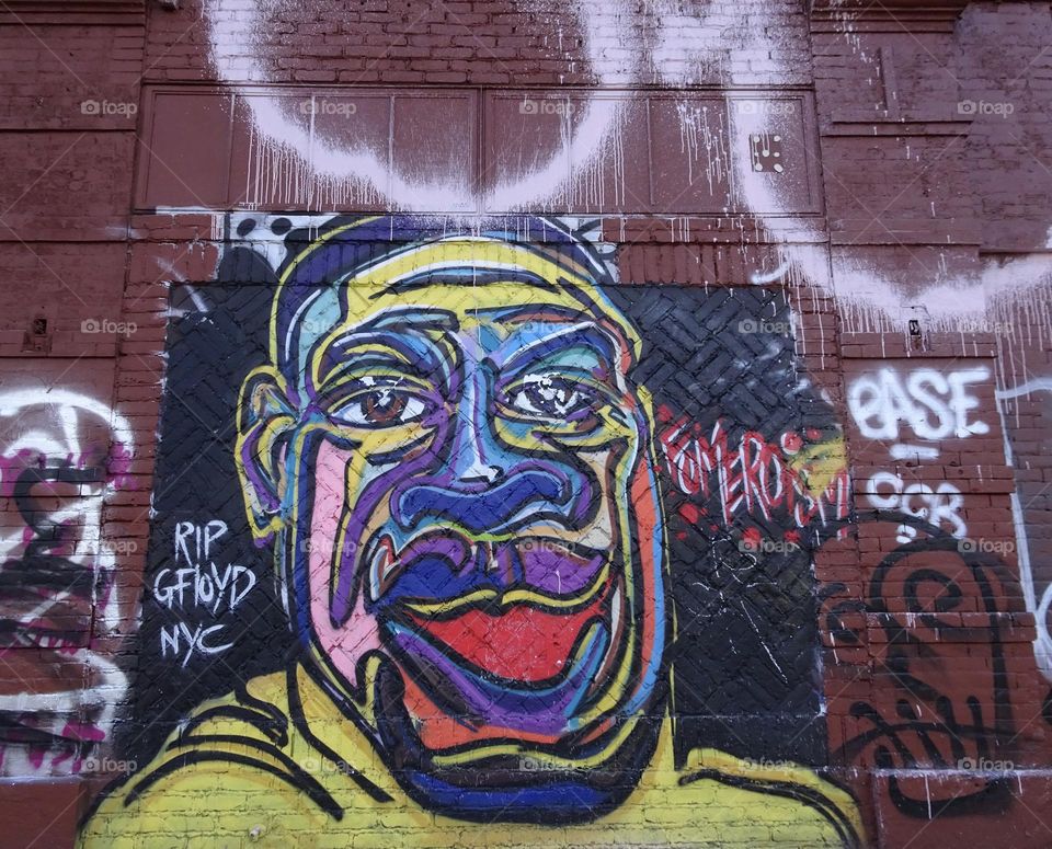 RIP GFloyd NYC Murals