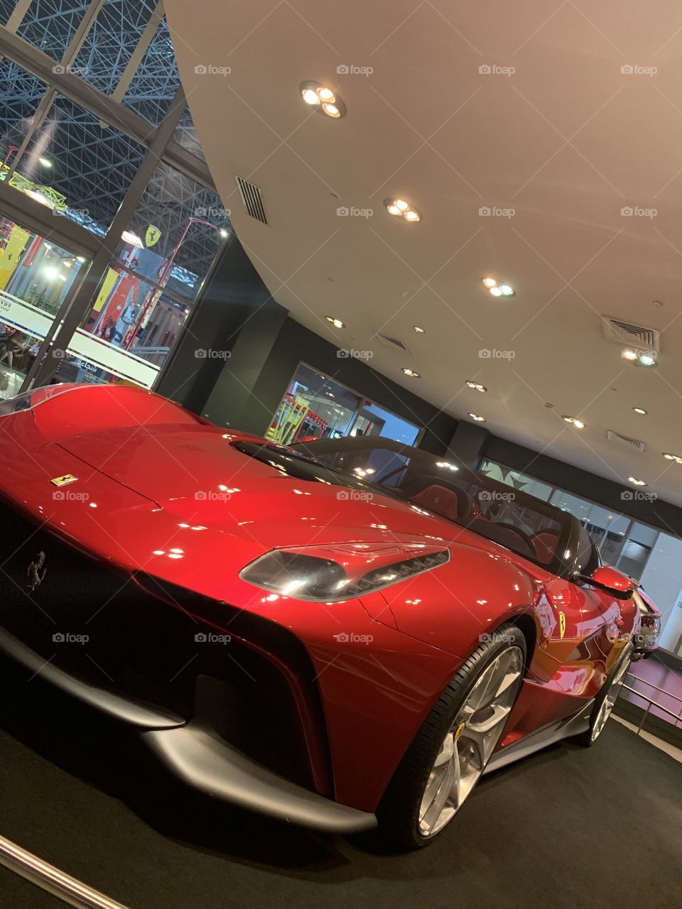 Ferrari park in Abu Dhabi let you touch a dream. Red, fast, dangerous and so wanted! 