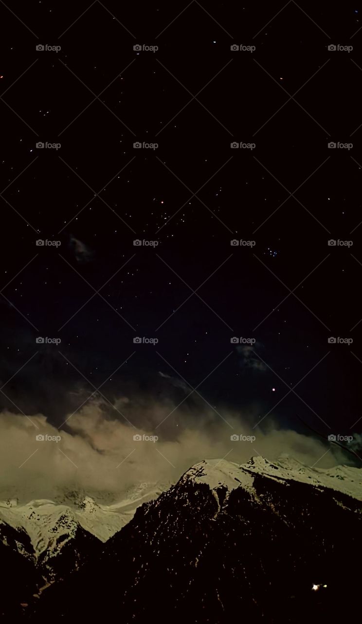 Evening starring sky