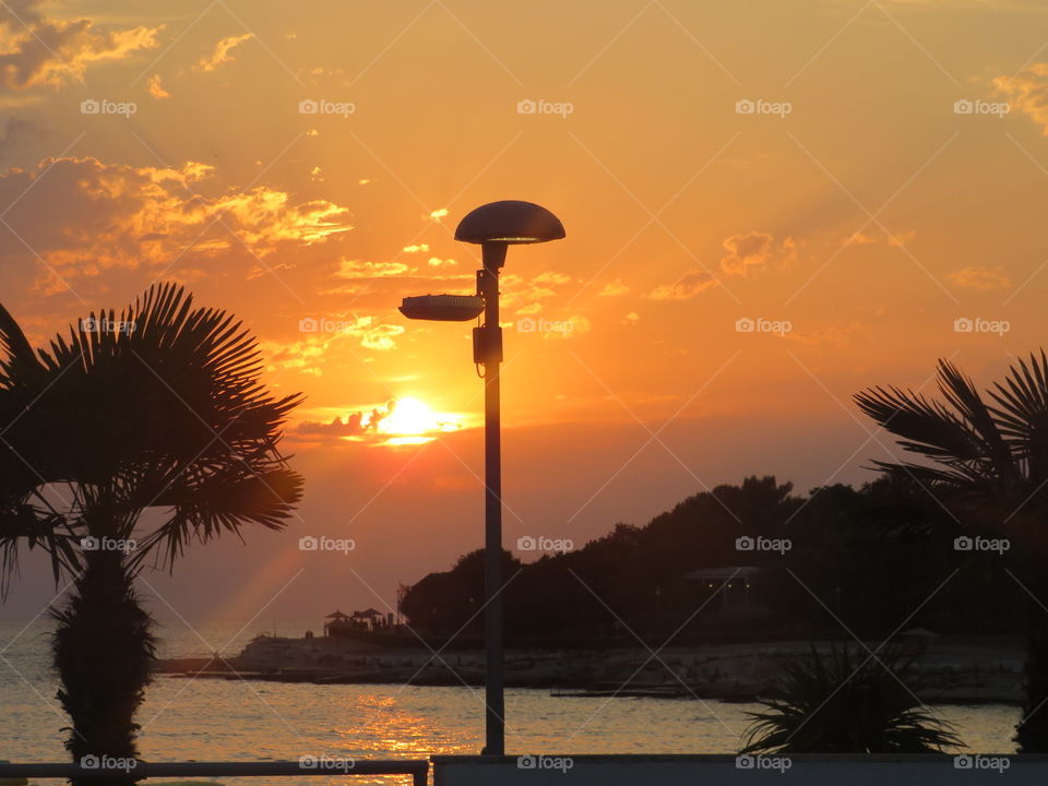 Sonnenuntergang kroatien