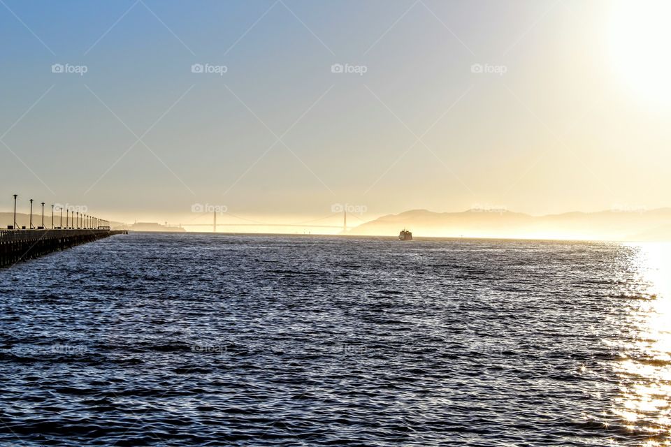 Water, Sunset, Sea, Dawn, Sky