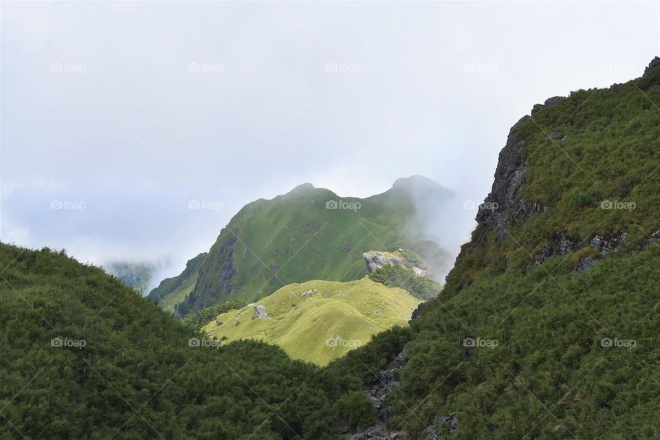 Beautiful mountain scenery