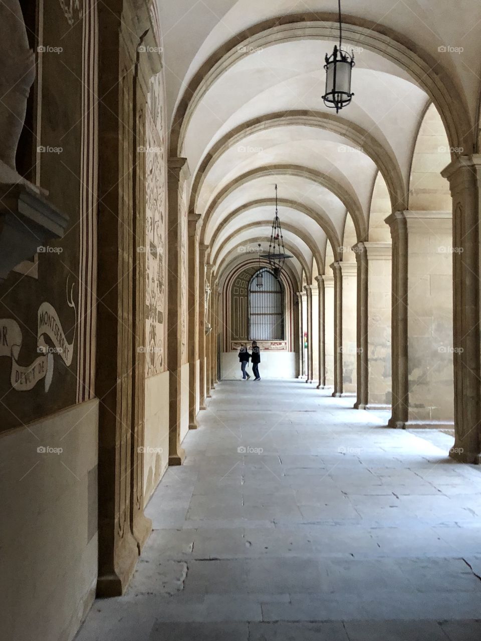 Arched corridor