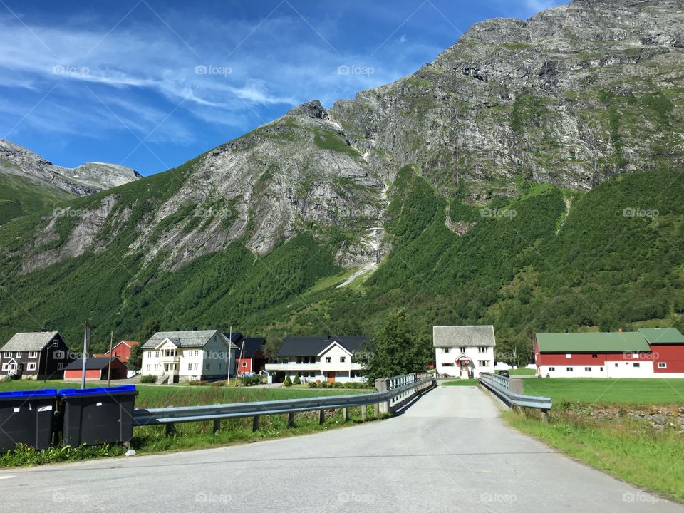 Landscape, Road, Mountain, No Person, Travel