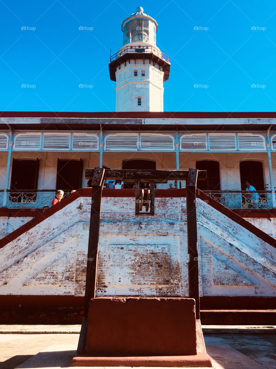 Burgos Light House use to guild the seafarers on their quest can see the 360 view of the whole ilocos Norte. 