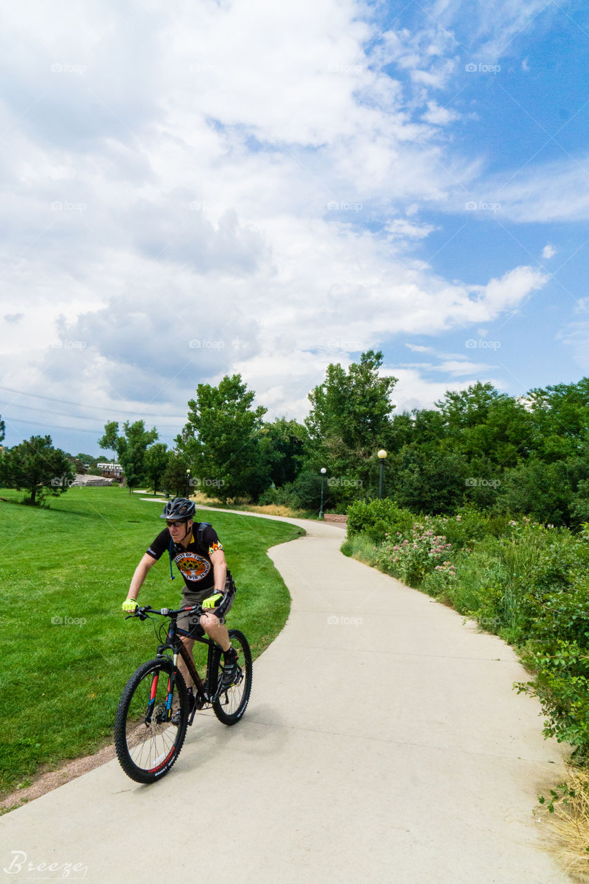 A capture of the biking life in Denver, Colorado