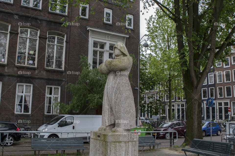 Statue Zeeman At Amsterdam The Netherlands 24-5-2024