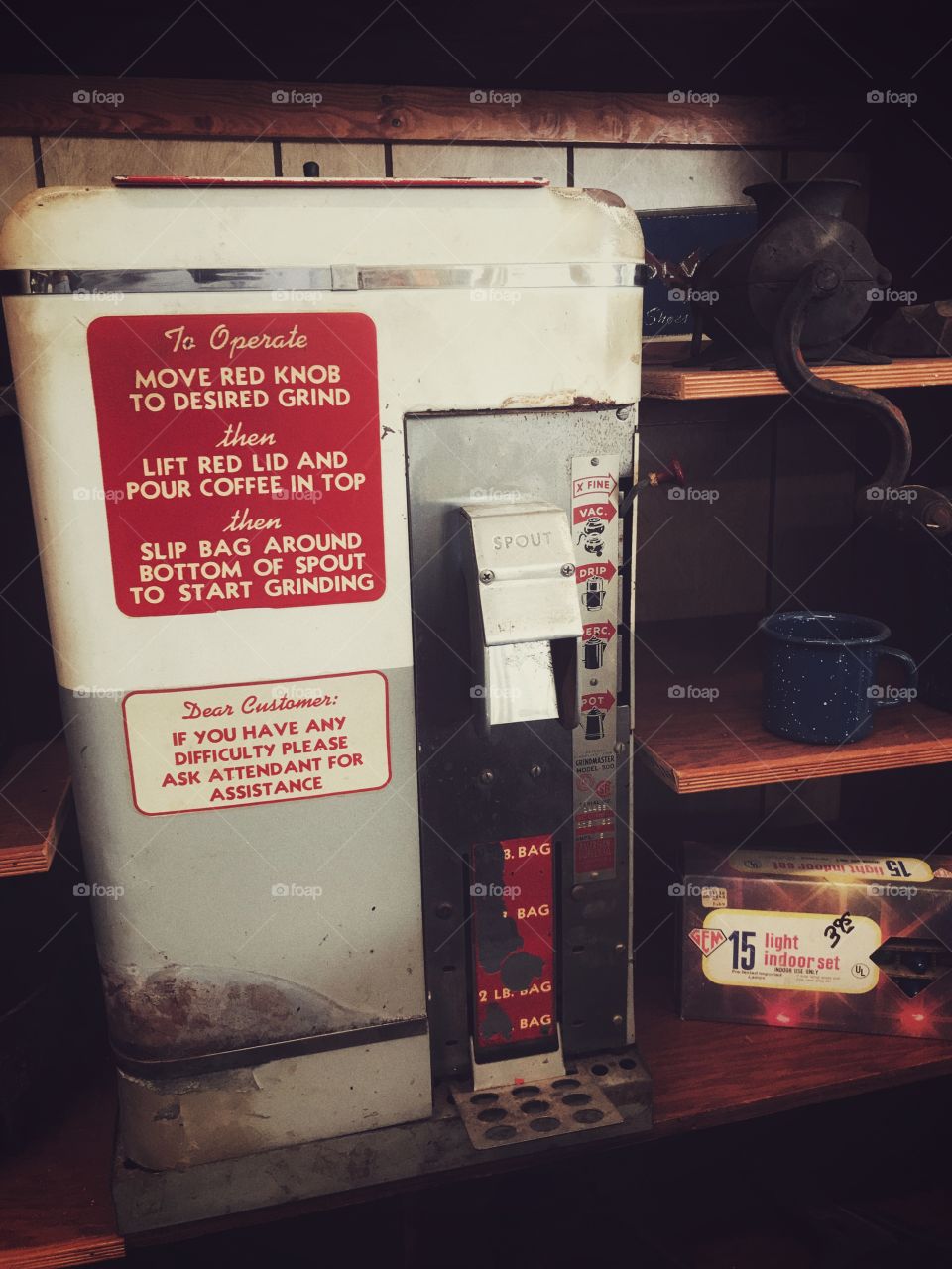 Old coffee machine