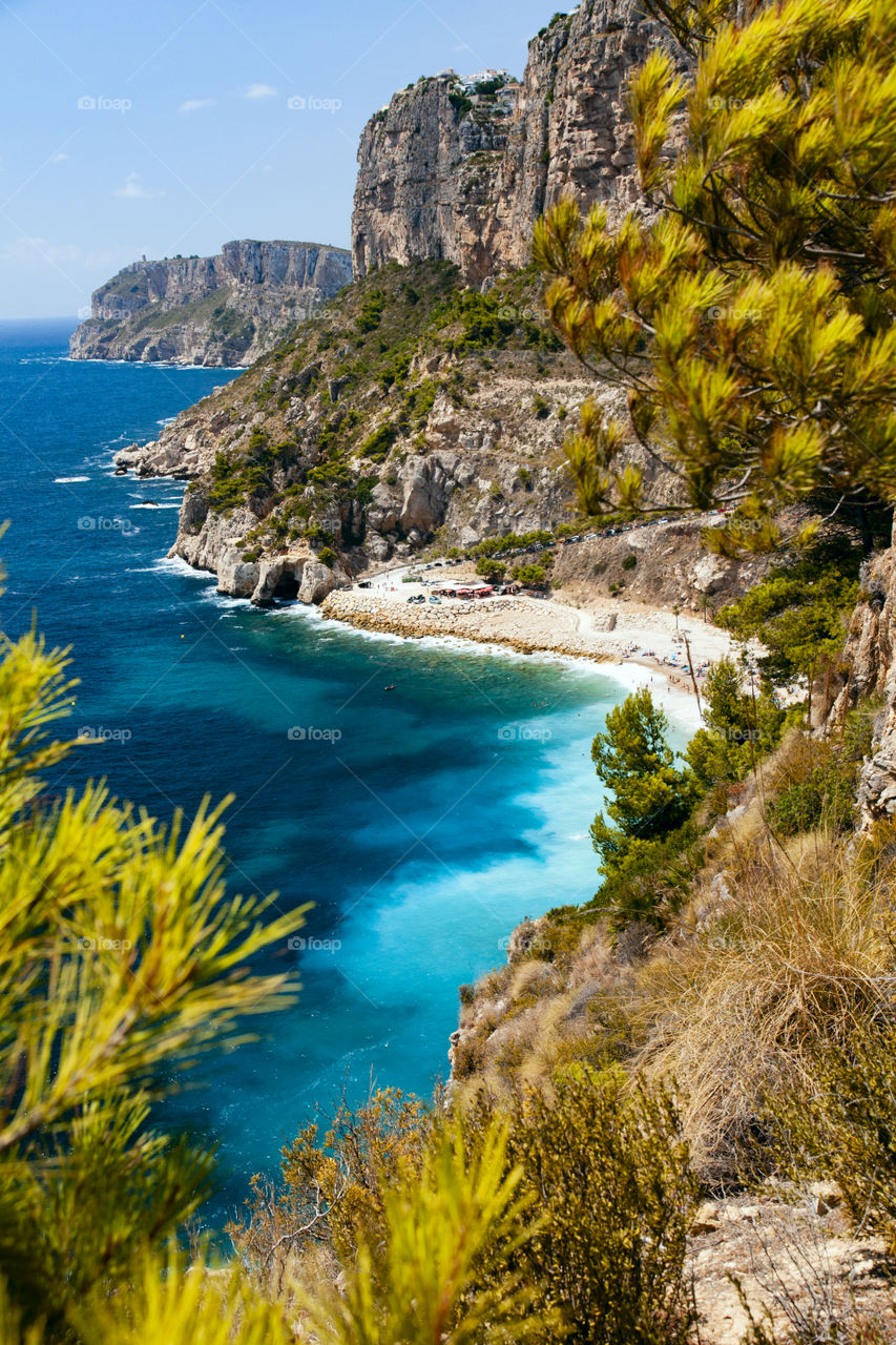 Beach Cumbre del Sol, Spain