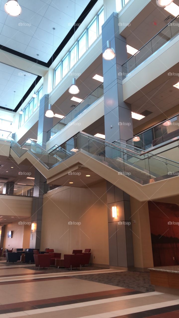 My college staircase 